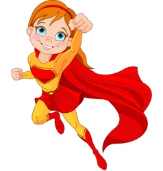 Super Girl vector image