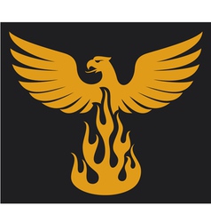Phoenix bird vector image
