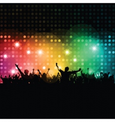 Party crowd vector image