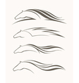 Horse symbol vector image