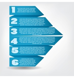 Concept of colorful origami for different business vector image