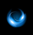 Abstract circle dark blue vector image