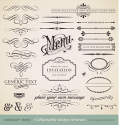 Calligraphy vector image