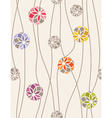 Colorful floral medallions vector image