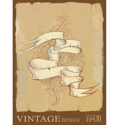 Vintage design vector image