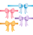 Polka Dot Bow Set vector image