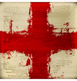 Blood Red Cross vector image