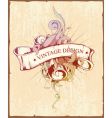 Vintage design vector image