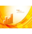 Background with diagram vector image