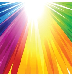Rainbow Lines Background vector image