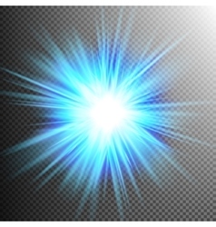 Light Effect Transparent Flare Lights EPS 10 vector image