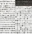 Religious symbols vector image