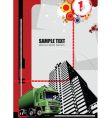 Urban background vector image