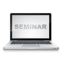 Laptop vector image