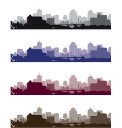 Cityscapes short vector image