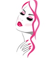 Pink Beauty MakeUp icon vector image