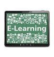 E-Learning Concept vector image