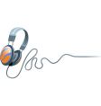 Headphones vector image