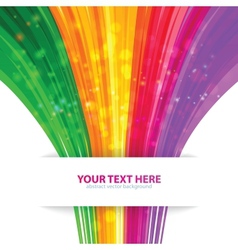 Rainbow Lines Background vector image