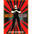 Cage Bouncer Cage Bouncer vector image