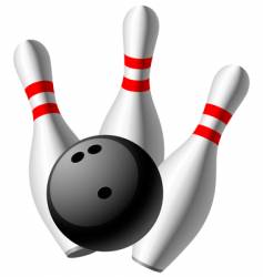 Bowling vector image