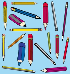 Pencil comics vector image