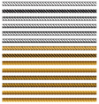 Chain rope seamless pattern vector image