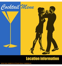 Cocktail Dance vector image