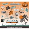 Travel icons symbol collection vector image