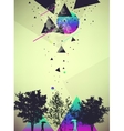 Futuristic art abstract background vector image