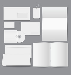 Blank Business Corporate Templates vector image