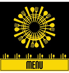 Sunshine Menu vector image