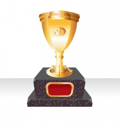 First place vector image