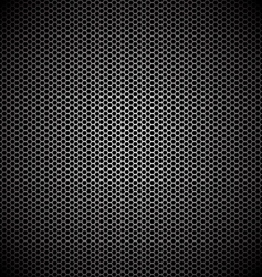 Hexagon metal background vector image