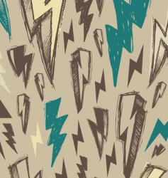 Lightning bolts vector image