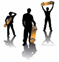 Teenagers vector image