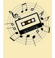 Music background vector image