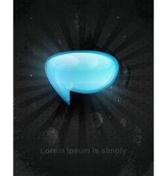 Speech bubble vector image