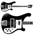 Bass guitar vector image