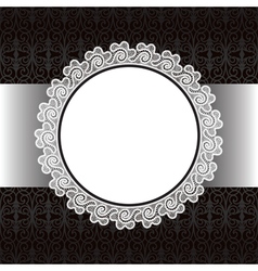 Lace background vector image
