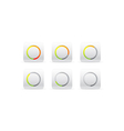 Circular progress bar vector image