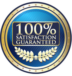 Satisfaction guaranteed icon vector image