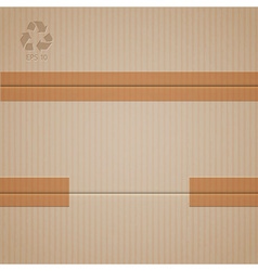 Cardboard vector image