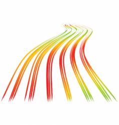Wavy lines vector image