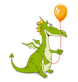 Funny dragon vector image