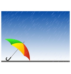 Rain background vector image