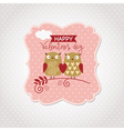 Valentines Day card vector image