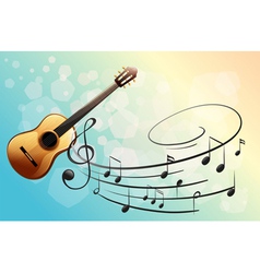 A musical instrument vector image