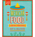 Mexican Food vector image