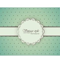 Vintage background vector image